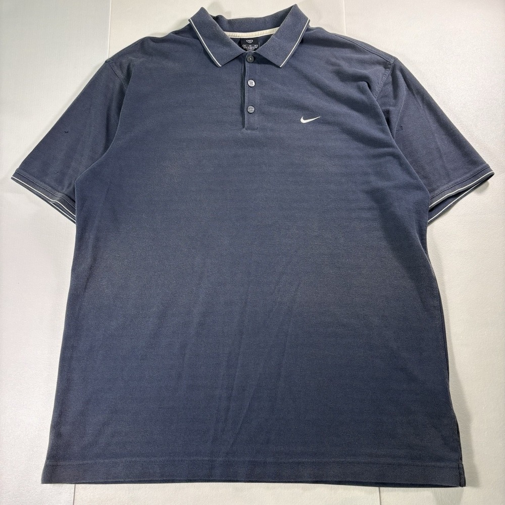 Nike Golf Dri-FIT Polo Shirt Men's XL Short Sleeve Swoosh Athletic Golf